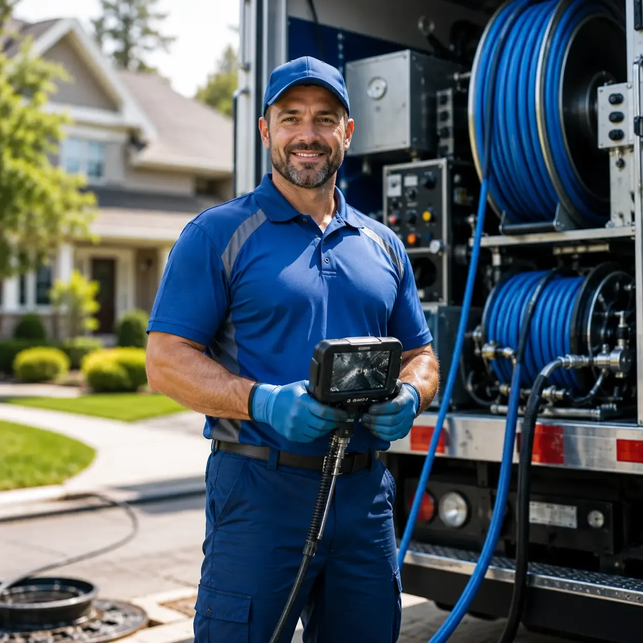 Local outdoor drain cleaning specialists in Snover, MI